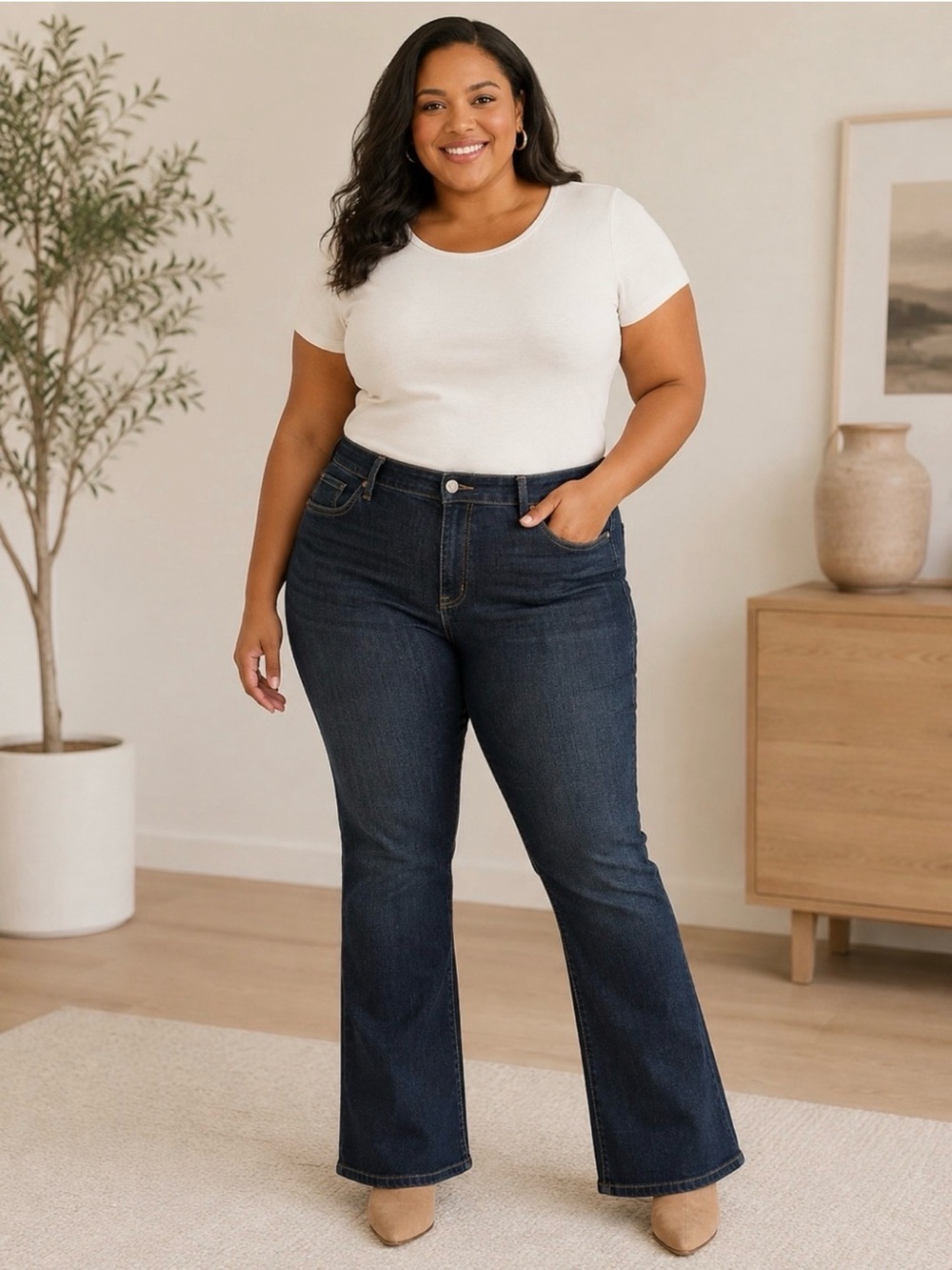 Lane bryant Distinctly Boot Jeans 22 Petite